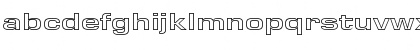 Download Eurose Wide-Hollow Regular Font Lowercase Preview