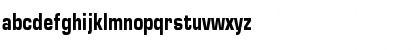 Download Eurostile-Black Cn Regular Font Lowercase Preview