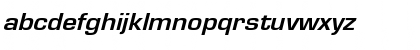 Download EurostileExtObl-Bold Regular Font Lowercase Preview