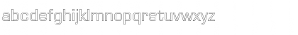 Download EurostileTRegOu1 Regular Font Lowercase Preview