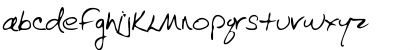 Download EvelynsHand Regular Font Lowercase Preview