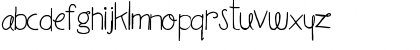 Download Everytime I Miss You Regular Font Lowercase Preview