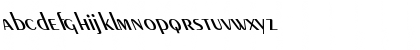 Download Exotic-Demi Lefty Regular Font Lowercase Preview