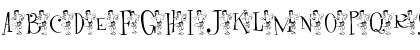 Download ExtravaDance Regular Font Lowercase Preview