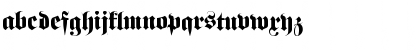 Download F692-Blackletter Regular Font Lowercase Preview