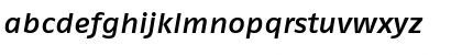 Download FagoExTf ItalicMedium Font Lowercase Preview