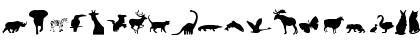 Download Fantas Animals Regular Font Lowercase Preview