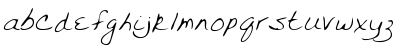 Download FarinasHand Regular Font Lowercase Preview