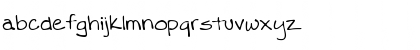 Download FarrahsHand Regular Font Lowercase Preview