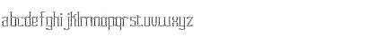 Download Fascii Cross BRK Regular Font Lowercase Preview