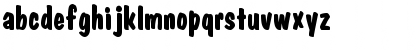 Download FatMarker Plain: Font Lowercase Preview