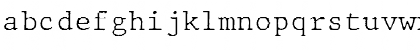 Download JMH Typewriter mono Fine Regular Font Lowercase Preview