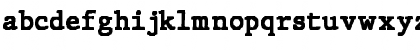 Download JMH Typewriter Black Font Lowercase Preview