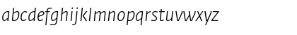 Download Fedra Sans Light Italic Font Lowercase Preview