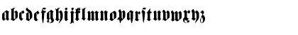 Download Fette Haenel Fraktur Regular Font Lowercase Preview