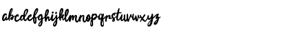 Download Joyfulness Script free personal Regular Font Lowercase Preview