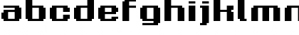 Download FFF Family Extended Regular Font Lowercase Preview