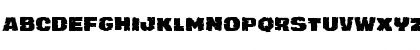 Download Jugger Rock Staggered Regular Font Lowercase Preview