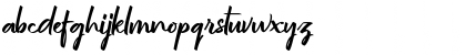 Download jullian Personal Use Only Regular Font Lowercase Preview
