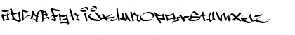 Download FFX Grafitti Plain Font Lowercase Preview