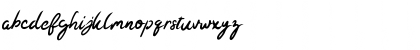 Download Kaysan Signature Regular Font Lowercase Preview