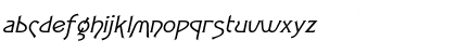 Download FletchWide Italic Font Lowercase Preview