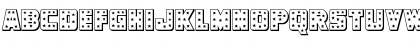 Download Knievel 3D Regular Font Lowercase Preview