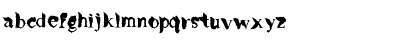 Download FlyLegs Regular Font Lowercase Preview