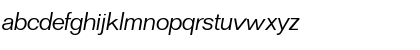 Download Focus-Light Italic Font Lowercase Preview