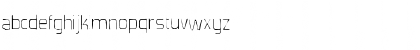Download Forgotten Futurist Gaunt Regular Font Lowercase Preview