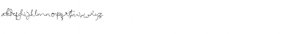 Download LarissaHandwriting Regular Font Lowercase Preview