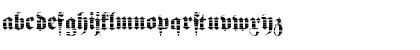 Download FrakturInkjet2 Regular Font Lowercase Preview