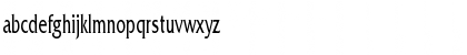 Download FrancoThin Normal Font Lowercase Preview