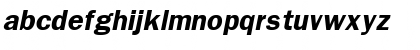 Download Franklin Gothic Bold Italic Font Lowercase Preview