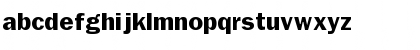 Download FranklinGothicBlackSSK Regular Font Lowercase Preview