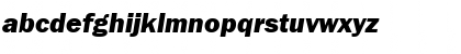 Download FranklinGothicH Bold Italic Font Lowercase Preview