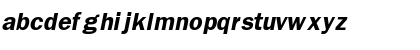 Download FranklinGothicSSK Bold Italic Font Lowercase Preview
