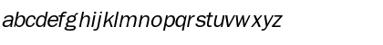 Download FranklinGothicSSK Italic Font Lowercase Preview