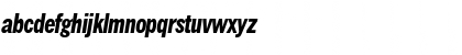 Download FranklinHeadlineNarrow BoldItalic Font Lowercase Preview