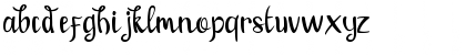 Download lovely honey Regular Font Lowercase Preview
