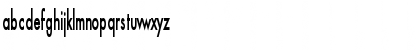 Download FusiThin Bold Font Lowercase Preview