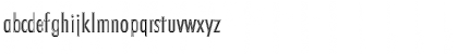Download FuturaTLigConIn1 Regular Font Lowercase Preview