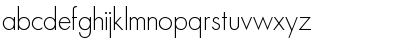 Download FutureLight Regular Font Lowercase Preview