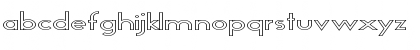 Download FZ BASIC 19 HOLLOW EX Normal Font Lowercase Preview