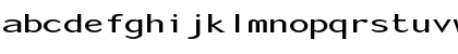 Download FZ BASIC 23 EX Normal Font Lowercase Preview