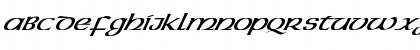 Download FZ BASIC 43 ITALIC Normal Font Lowercase Preview