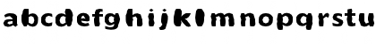 Download FZ BASIC 55 MANGLED Normal Font Lowercase Preview