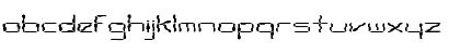 Download FZ DIGITAL 10 WAVEY EX Normal Font Lowercase Preview