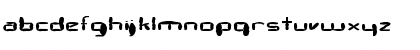 Download FZ DIGITAL 7 MANGLED EX Normal Font Lowercase Preview
