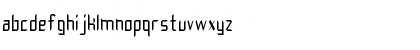 Download FZ DIGITAL 8 Normal Font Lowercase Preview